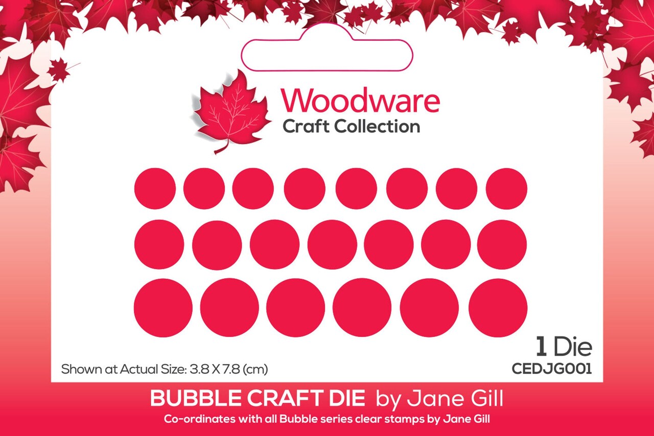 Woodware Craft Collection Woodware Bubble Craft Die by Jane Gill
